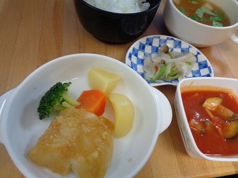 白身魚のバター醤油焼き