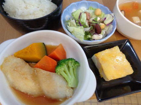 白身魚のバター醤油焼き